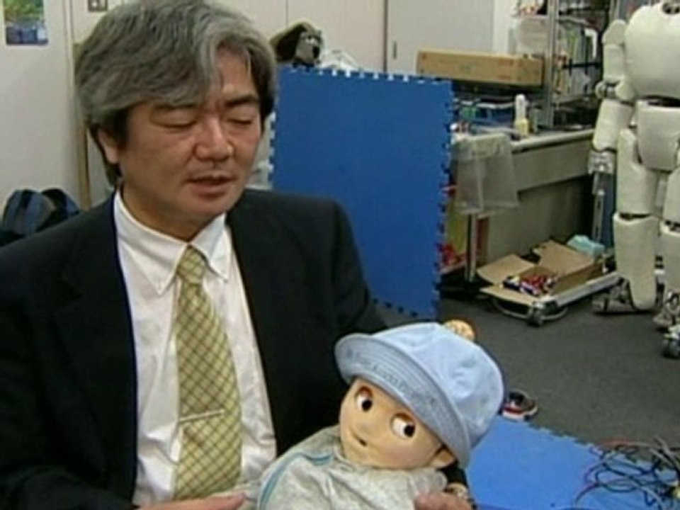 Japanese scientists unveil baby robot