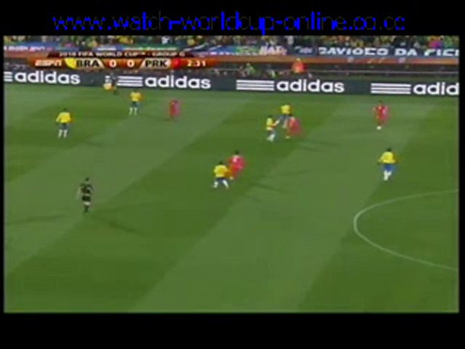 Brazil vs Korea DPR Online Replay World Cup 2010 HD