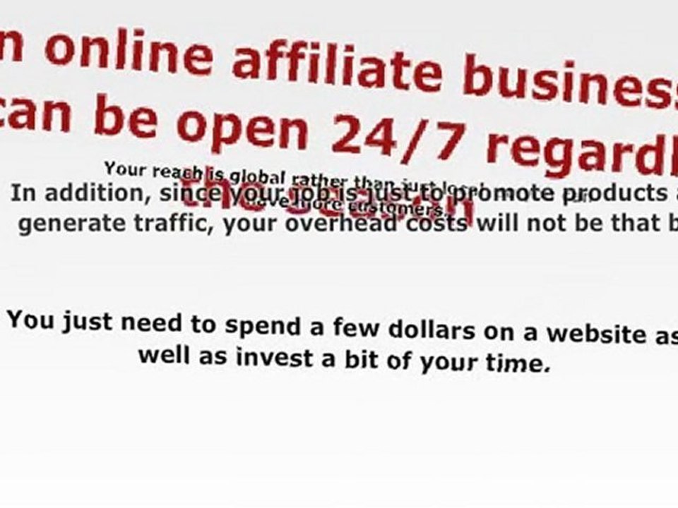 Internet Affiliate Business - Fastest Way To Prosperity