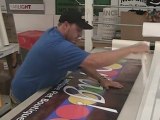 Applying Vinyl Graphics to a Flat Panel Sign