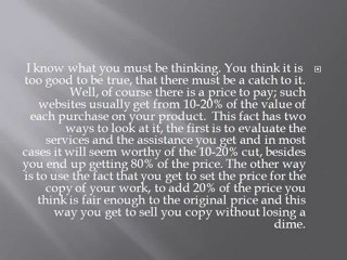 Self-Publishing Websites Help You MakeMoneyOnline?