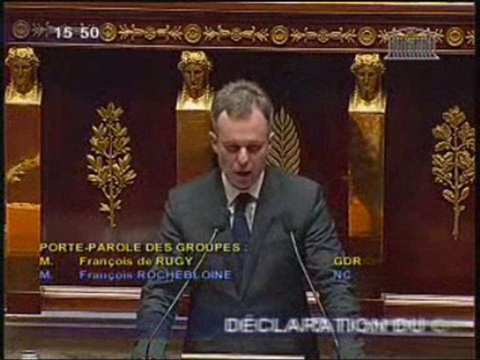 Intervention de FDR sur l'Europe (16/06/2010 - A. Nationale)