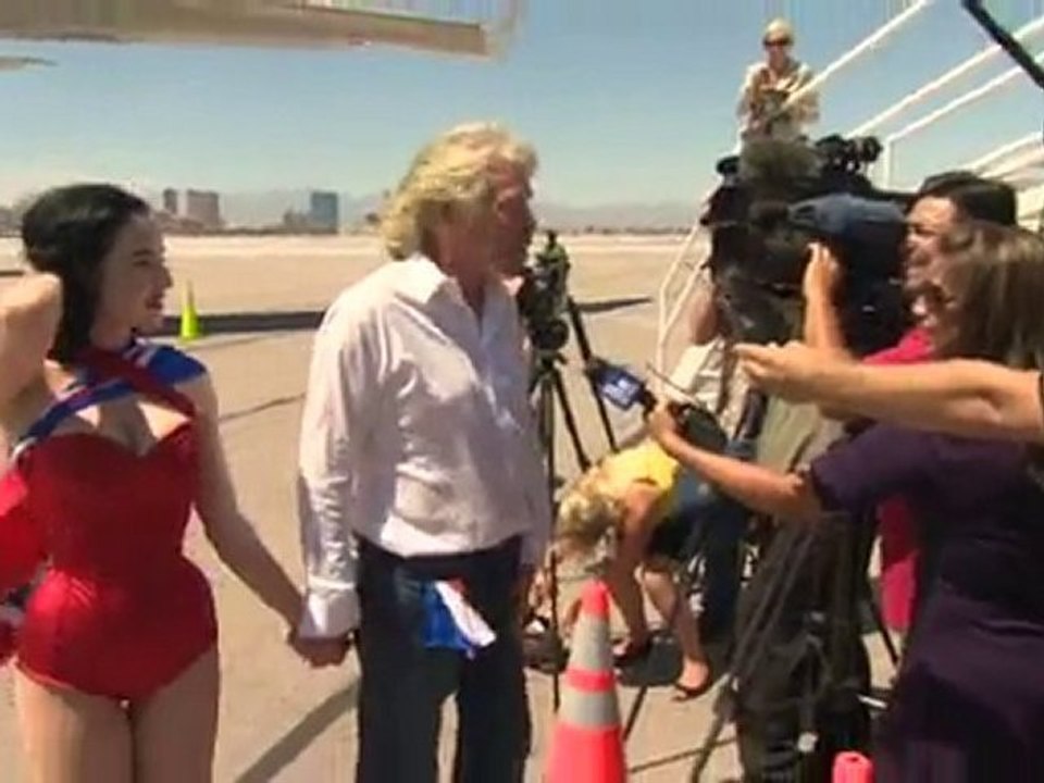 Dita Von Teese & Sir Richard Branson Mark Virgin ...