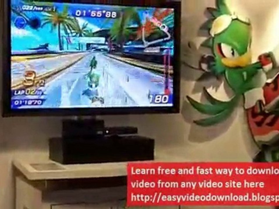 Sonic Free Riders Kinect for xbox 360 on E3