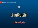 Holiday Thai Language Lesson 4 p1: Thai Numbers
