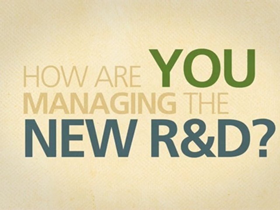 Traditional R&D is Dead