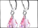 Handmade Swarovski Crystal Bead Earrings