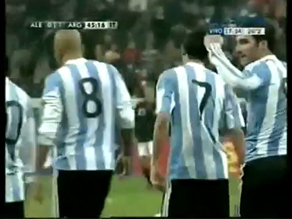 Argentina vs Alemania 1-0 All Goals & Highlights 3-3-10