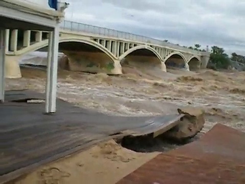 Innondation Plage St Aygulf1