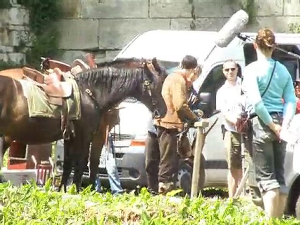 Merlin in Pierrefonds - Bradley James and Colin Morgan #3