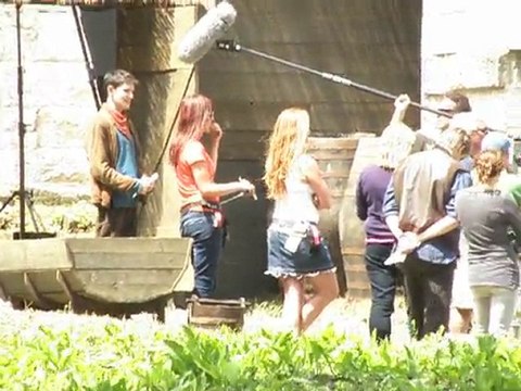 Merlin in Pierrefonds - Colin Morgan (and) Bradley James