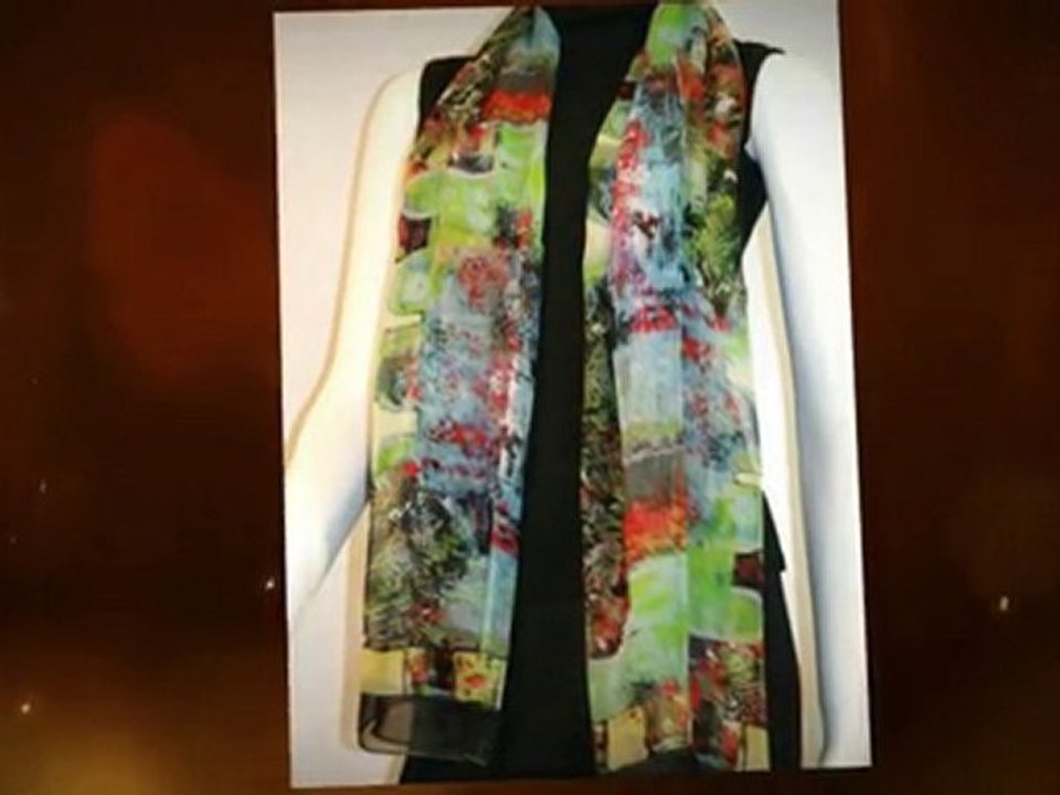 Chiffon Scarf:  Beautiful Chiffon Scarves