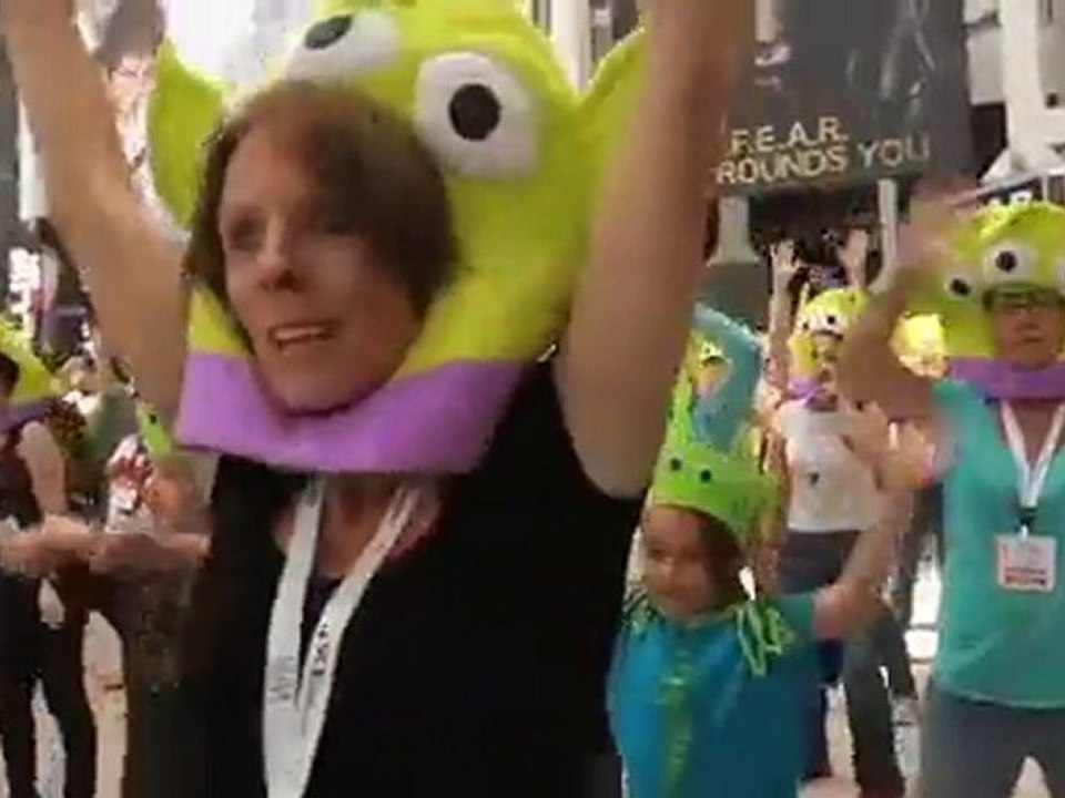 Toy Story 3 Video Game Flash Mob at E3 2010