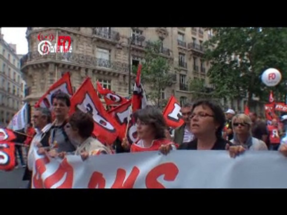 Les militants isérois à Paris le 15 juin