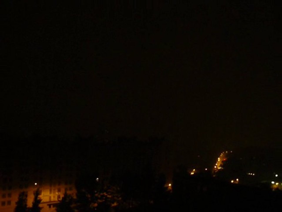 Orage fort et impact sur Marseille