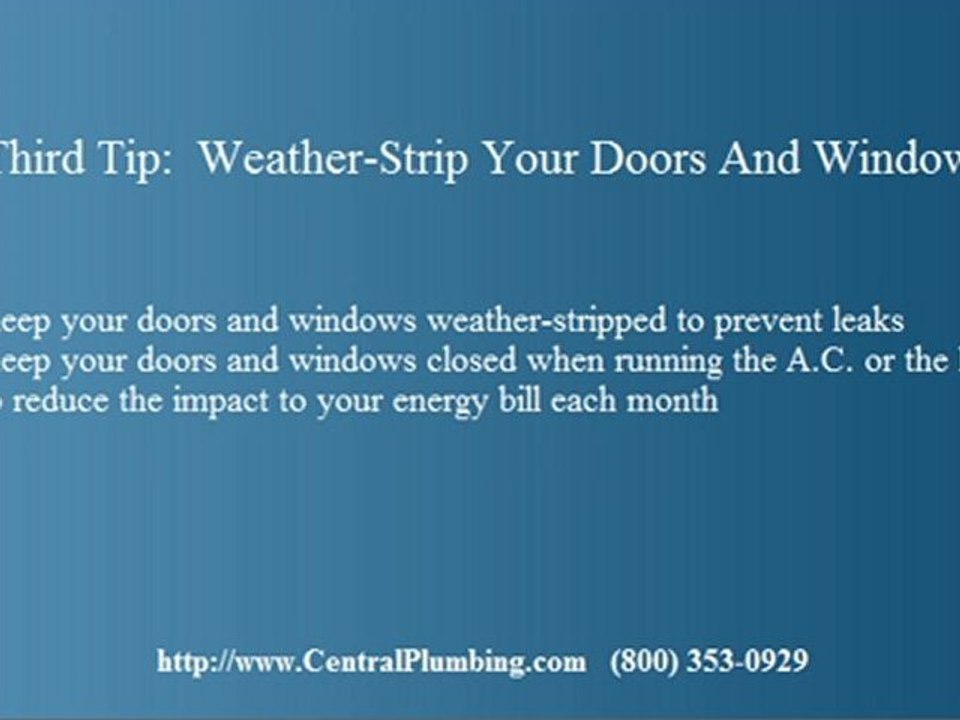 Chula Vista Plumber Offers 3 Tips To Reduce Your Energy Bill