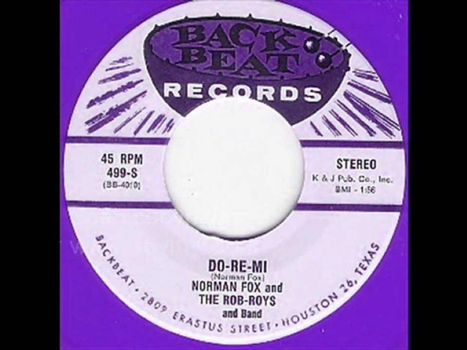 Norman Fox & The Rob-Roys - DO RE MI - 1959 STEREO!
