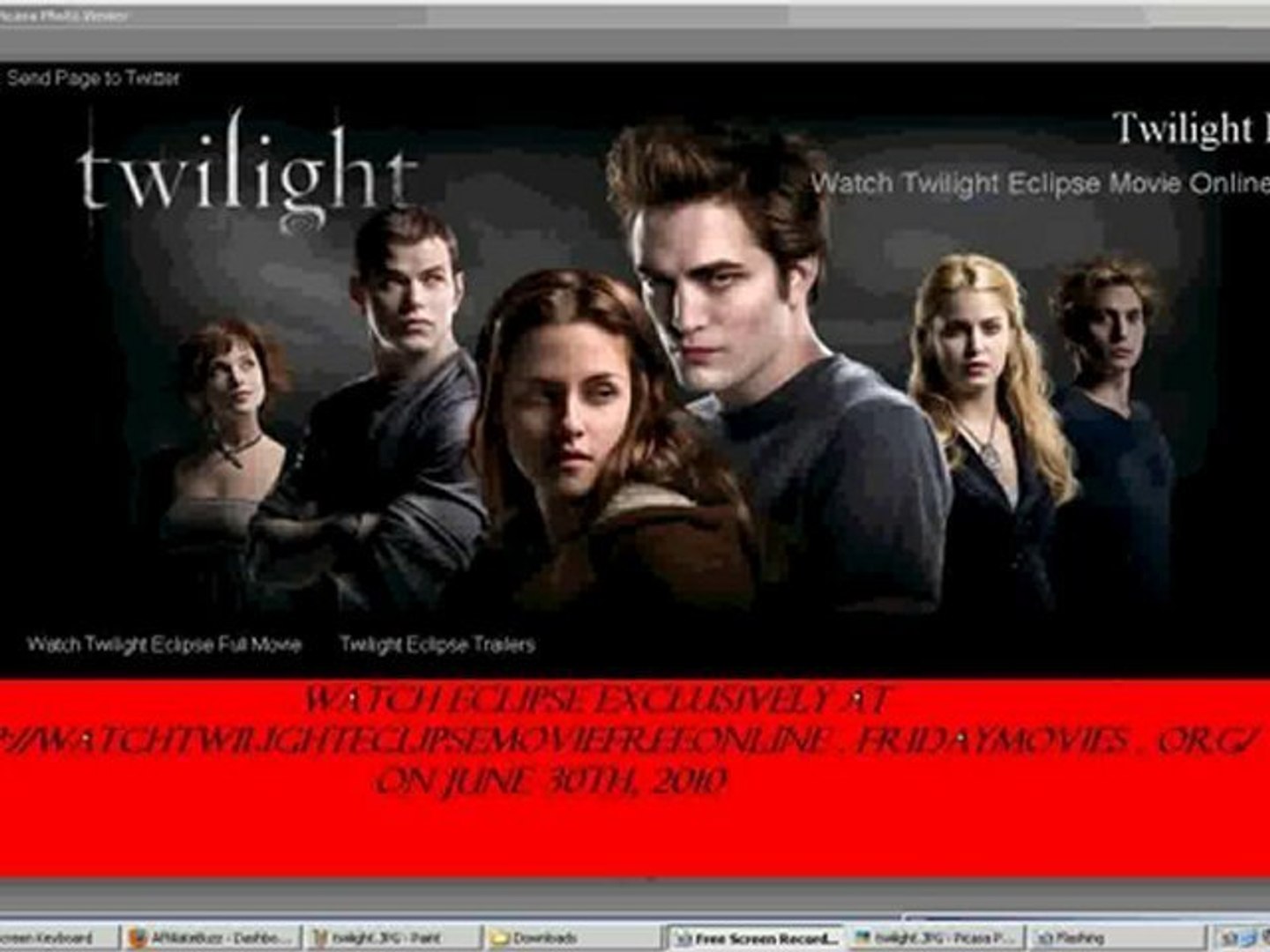 Watch Twilight Eclipse Movie Online Video Dailymotion