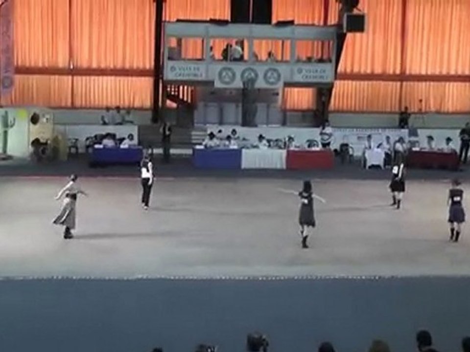 Justine au Championnat de France de danse Country 2010