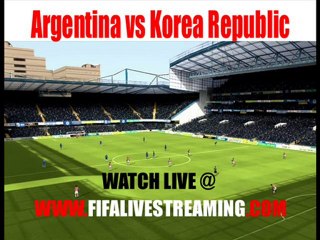 Argentina vs Korea Republic live streaming -sopcast online
