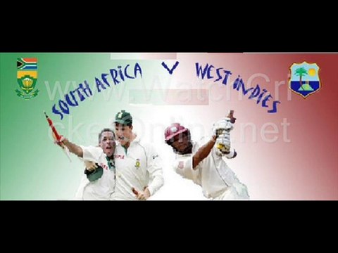 watch South Africa vs West Indies cricket test series 2010 l
