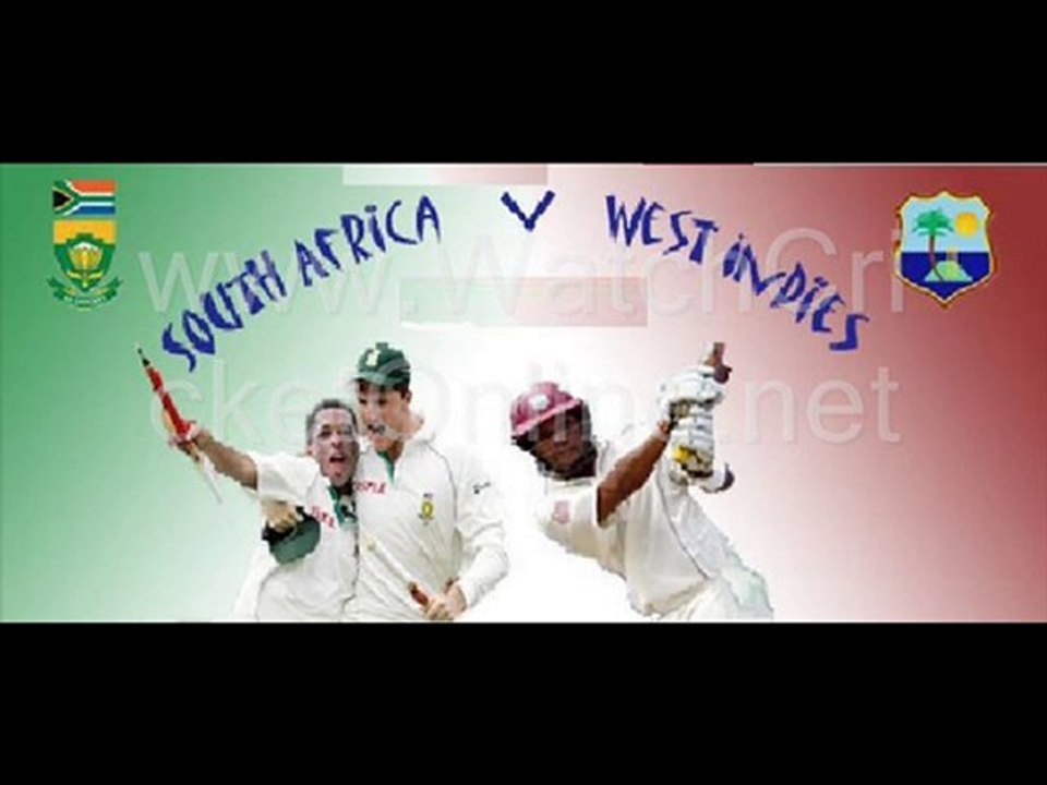 watch South Africa vs West Indies cricket test series 2010 l