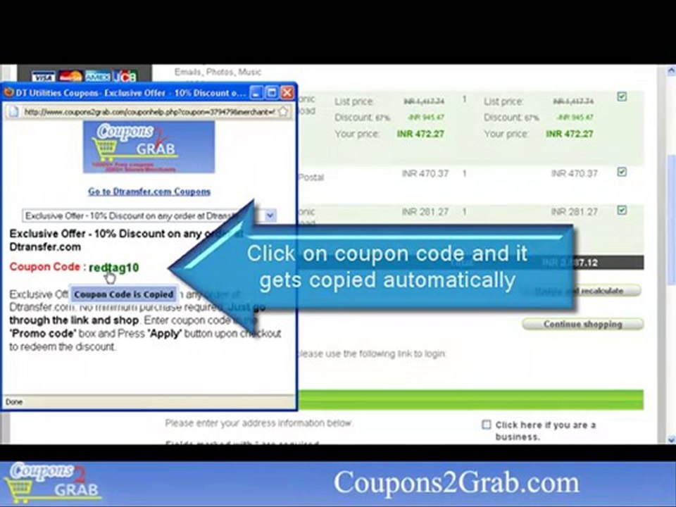 Dtransfer Coupons  -Coupons2grab