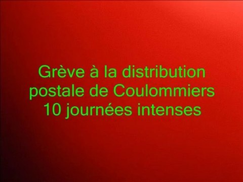 10 jours de grève à La Poste de Coulommiers PDC