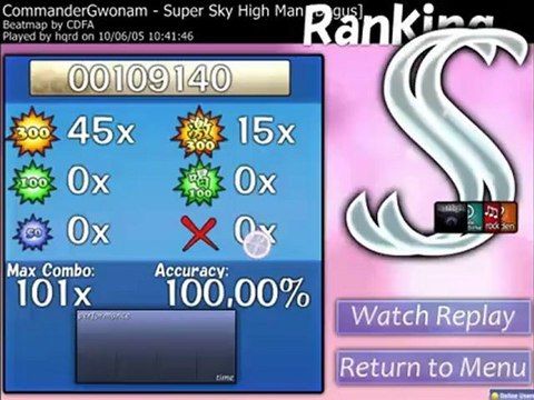 Osu rank #3 SS