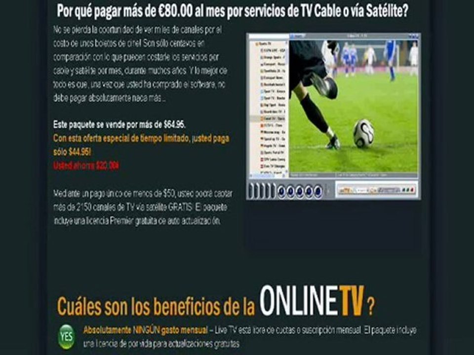 Television en tu pc
