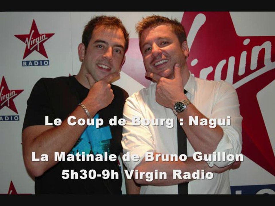 Canular Téléphonique Le Coup de Bourg : Nagui piégé par Olivier Bourg sur Virgin Radio !