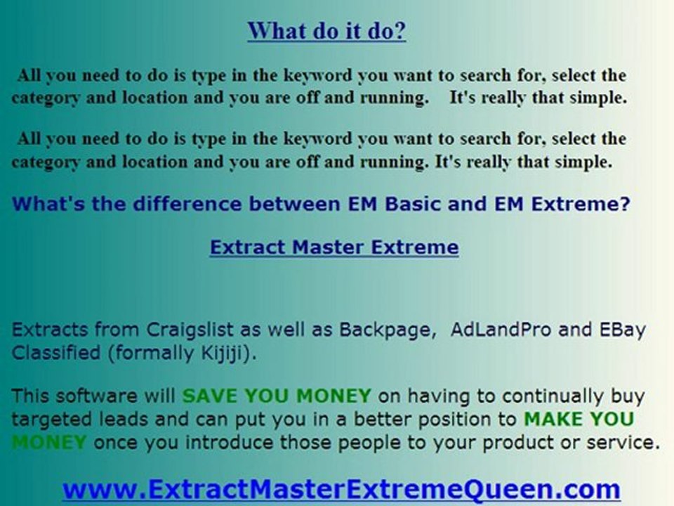 (Extract Master)Extreme(Scraper Pro)Extract From 4 Sites