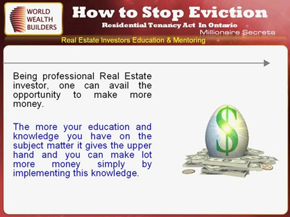 How to Stop Eviction?