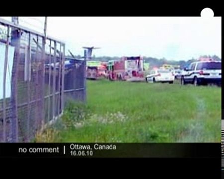 Canada: plane crash at ottawa airport - no comment