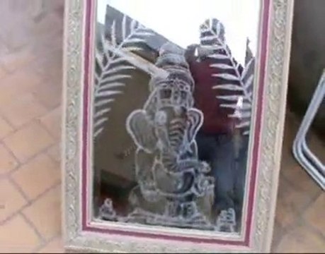 Yann André présente: la gravure sur miroir !!!