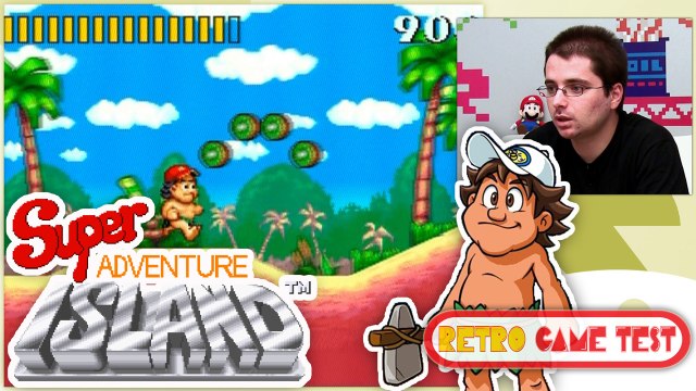 Super Adventure Island Super Nintendo Retro Game Test.