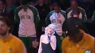 Christina Aguilera Sings National Anthem - Game 6 - ...