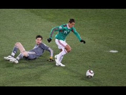 France 0-2 Mexico Hernandez, Blanco scored