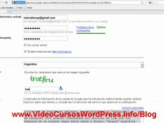 Como Crear una Cuenta en Google