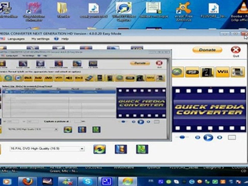 Tutoriel quick media converter