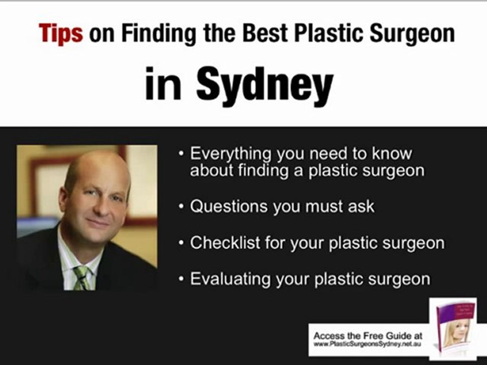 Find Plastic Surgeons in Sydney