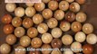 mammoth ivory round beads handcrafted 12mm to 20mm