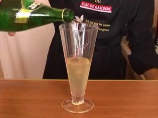 Floc Fizz. Cocktail au Floc de Gascogne