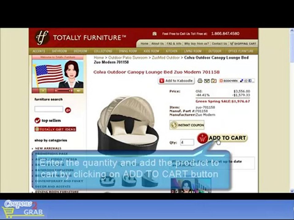 TotallyFurniture coupons -Coupons2grab
