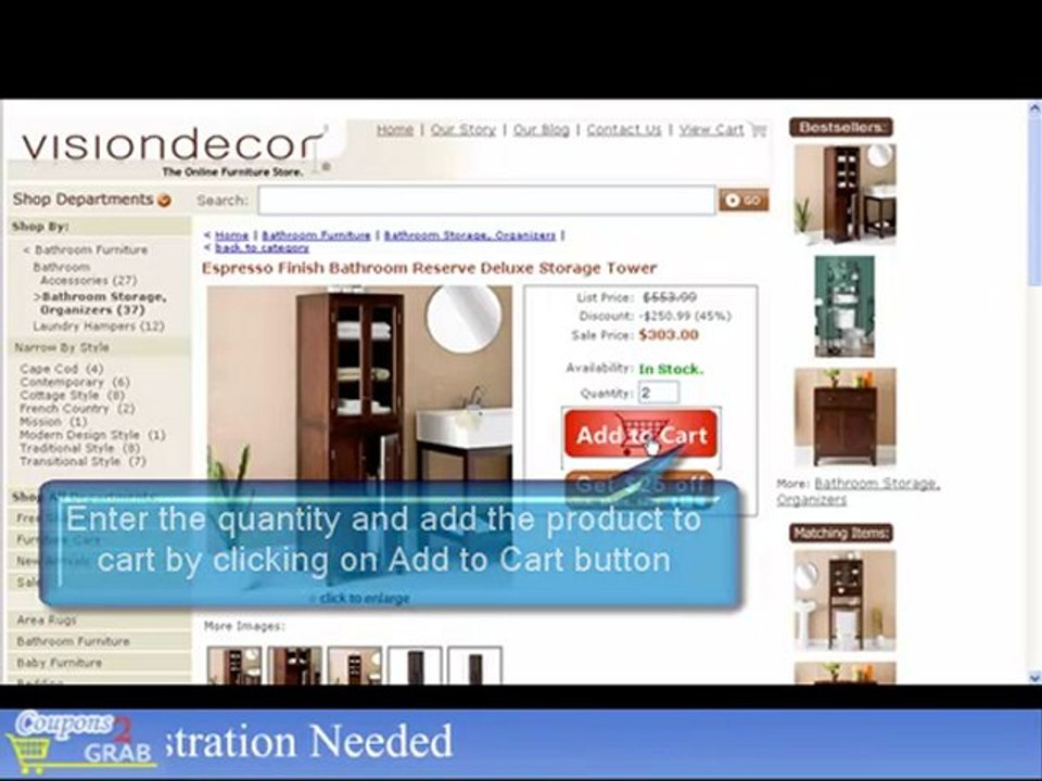Visiondecor coupons -Coupons2grab