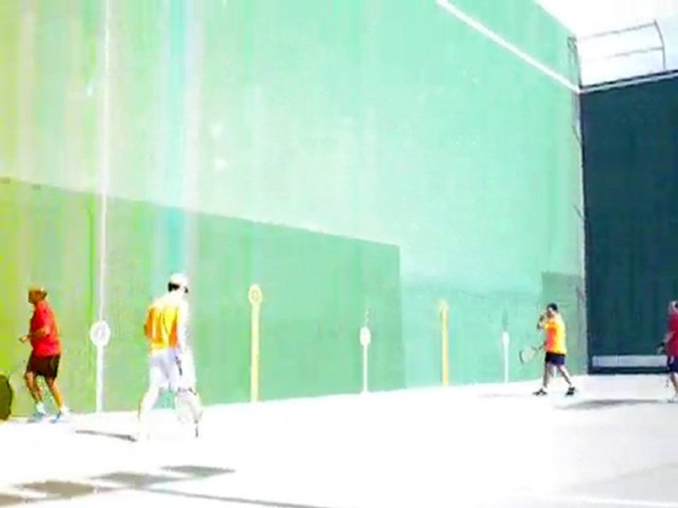 Frontenis preolimpìco 2ªb Rivas Alcorcón 1ª partida