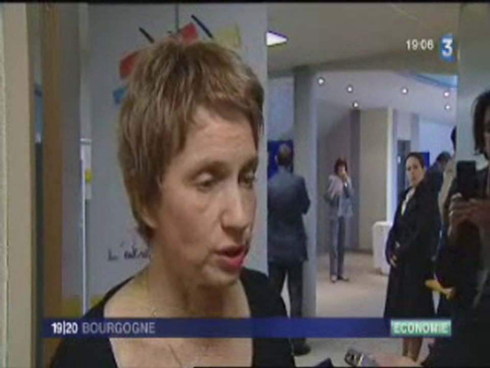MEDEF Côte-d'Or - Laurence PARISOT France 3 16 juin 2010