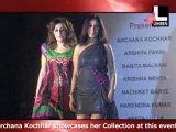 Sunidhi On Ramp For Archana Kochhar Fashion Show