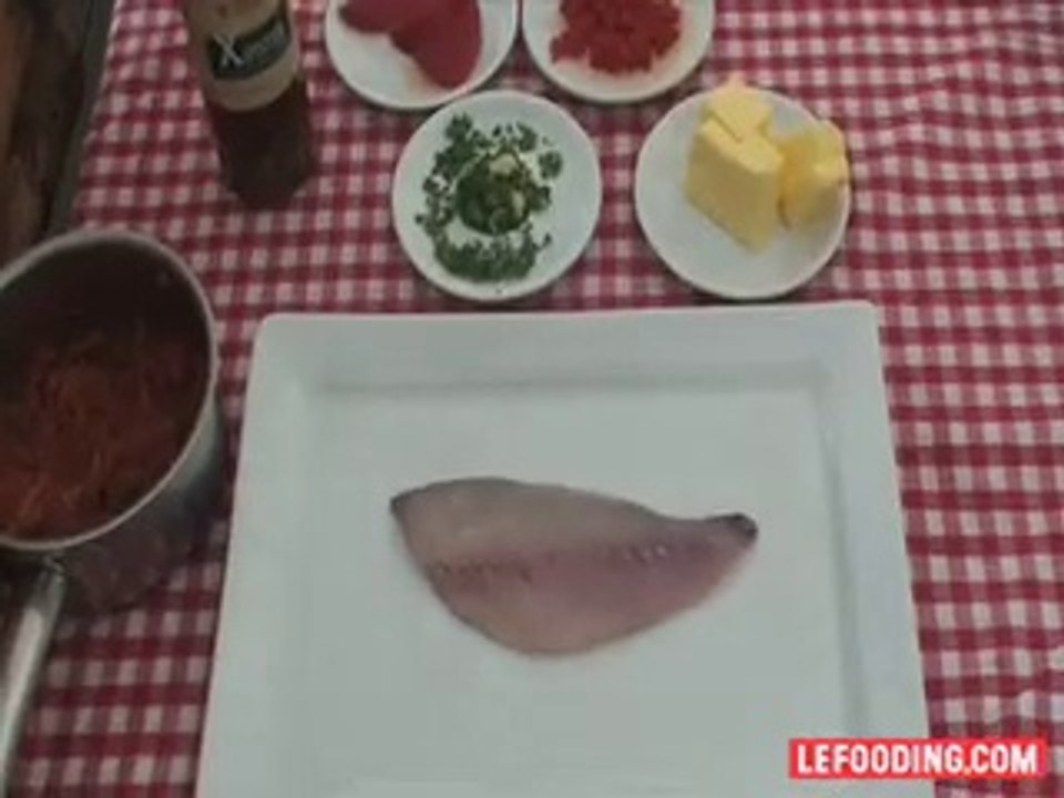 Recette de filet de dorade à la plancha par Romuald Sanfourche, Batofar