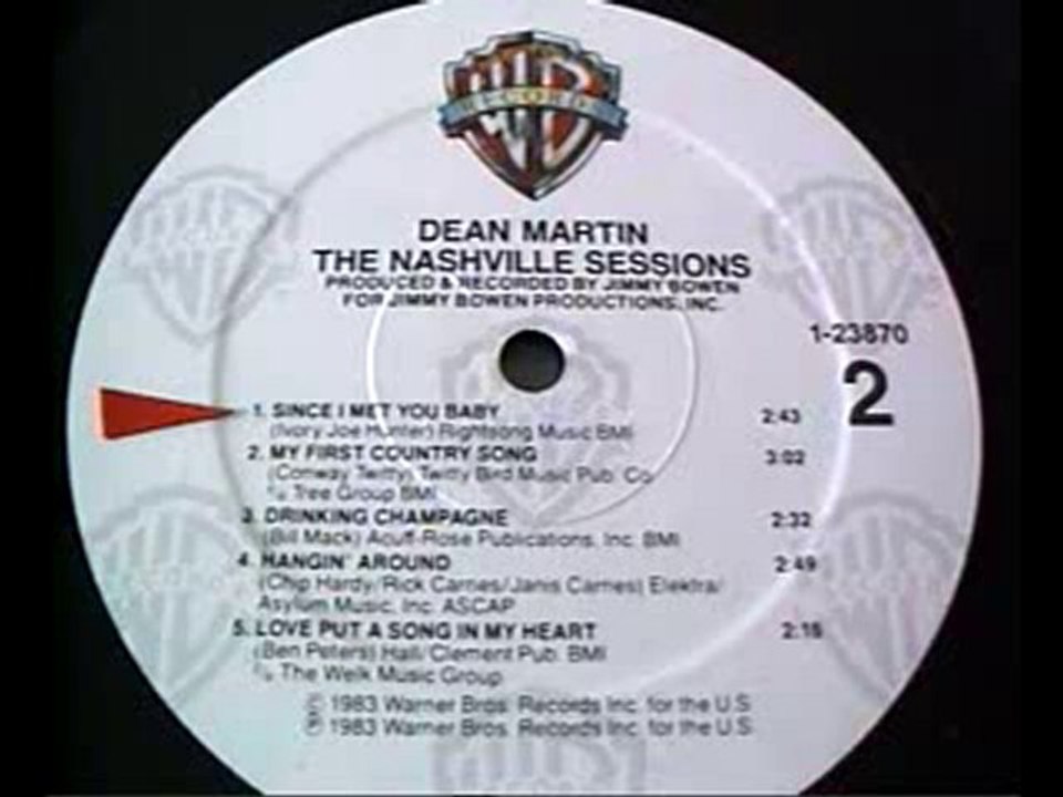 Dean Martin - Since I Met You Baby